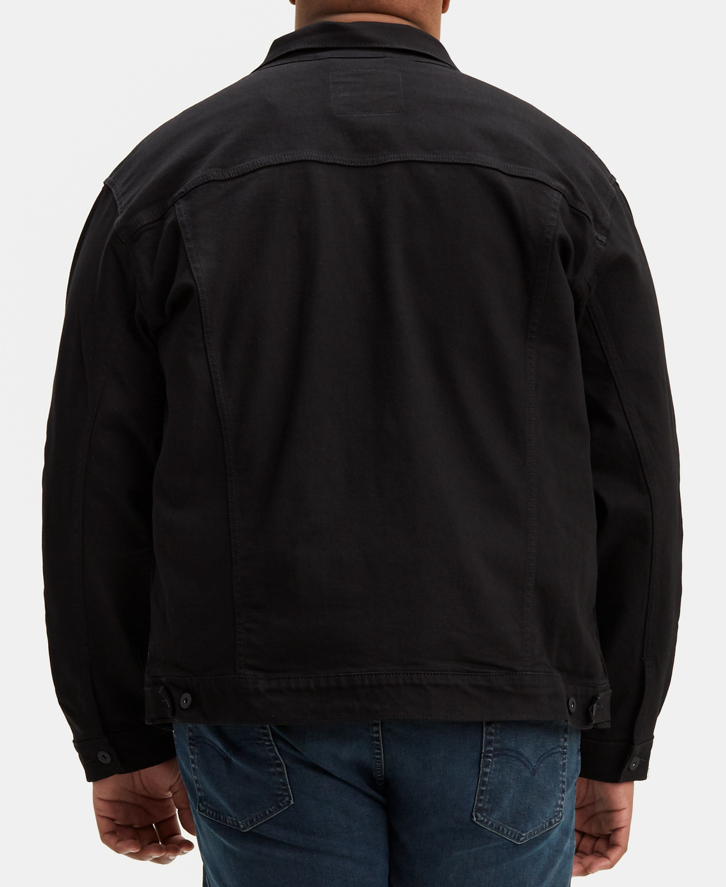 Levi's Men's Big & Tall Stretch Denim Trucker Jacket - Last Night Stretch
