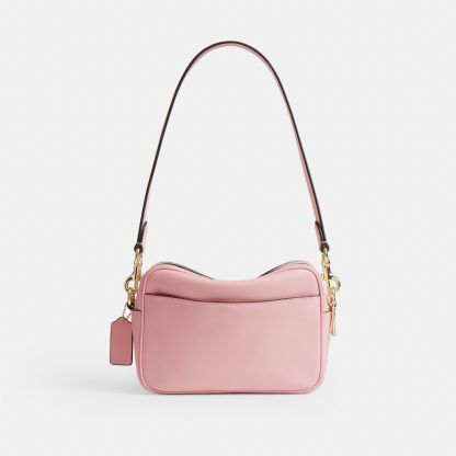 Mini Carey Crossbody Bag - Gold/Soft Pink - view 7