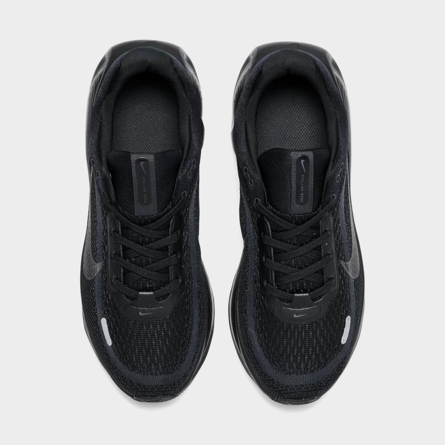 Big Kids' Nike Stellar Ride Running Shoes - Black/Black/Anthracite