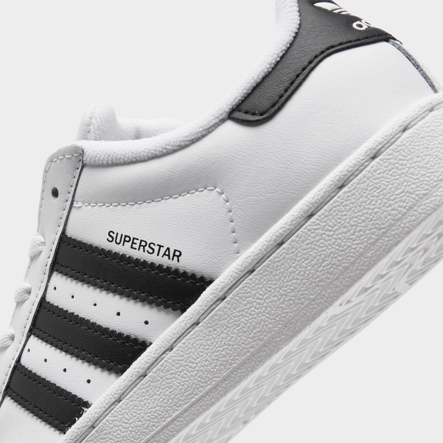 Little Kids' adidas Originals Superstar II Casual Shoes - Cloud White/Core Black/Cloud White - view 3