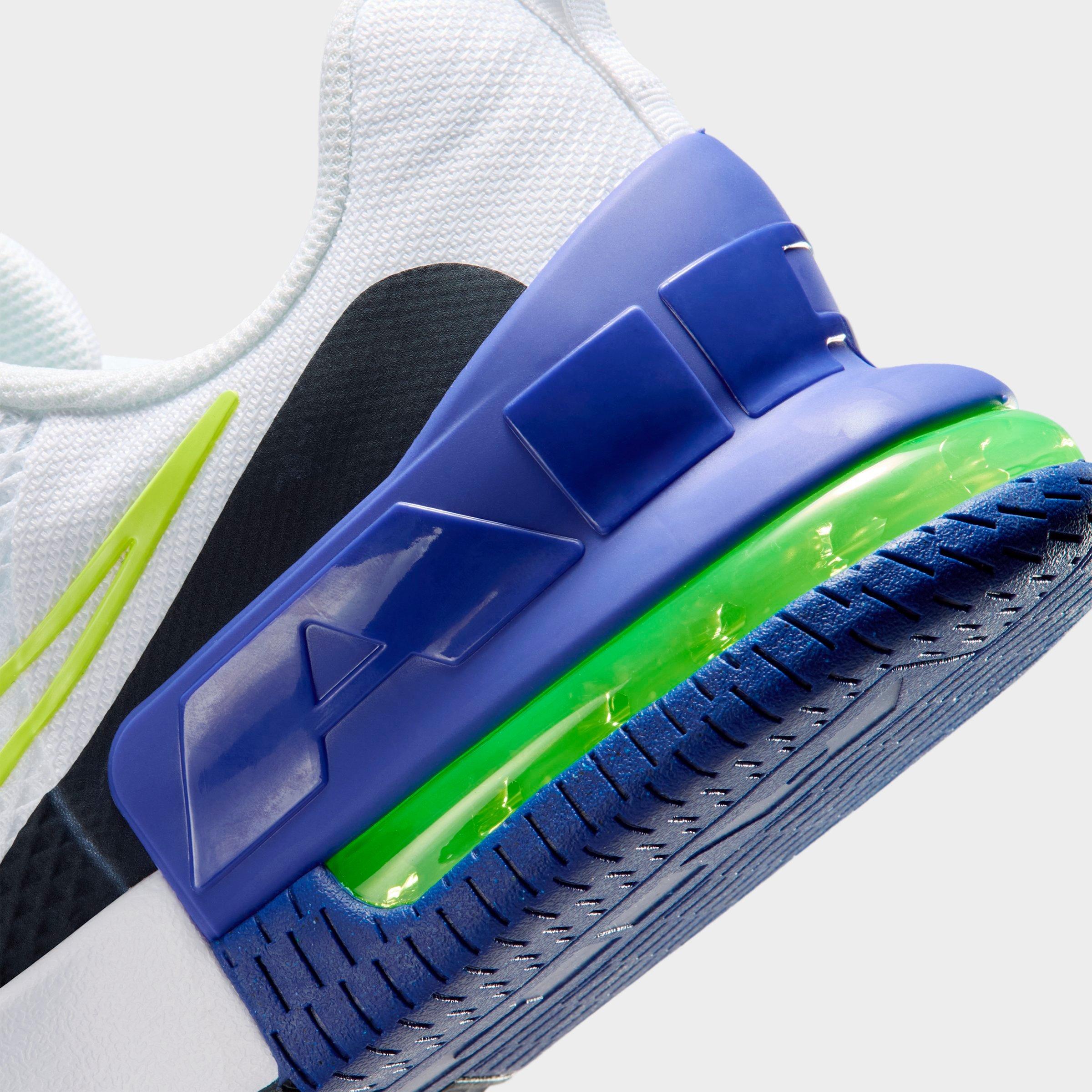 Men's Nithtke Air Max Alpha Trainer 6 Training Shoes - Part 1 - White/Persian Violet/Obsidian/Light Lemon Twist - Detail shot