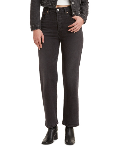 Levi's Women's Ribcage High-Rise Straight Ankle Jeans - Just A Sec