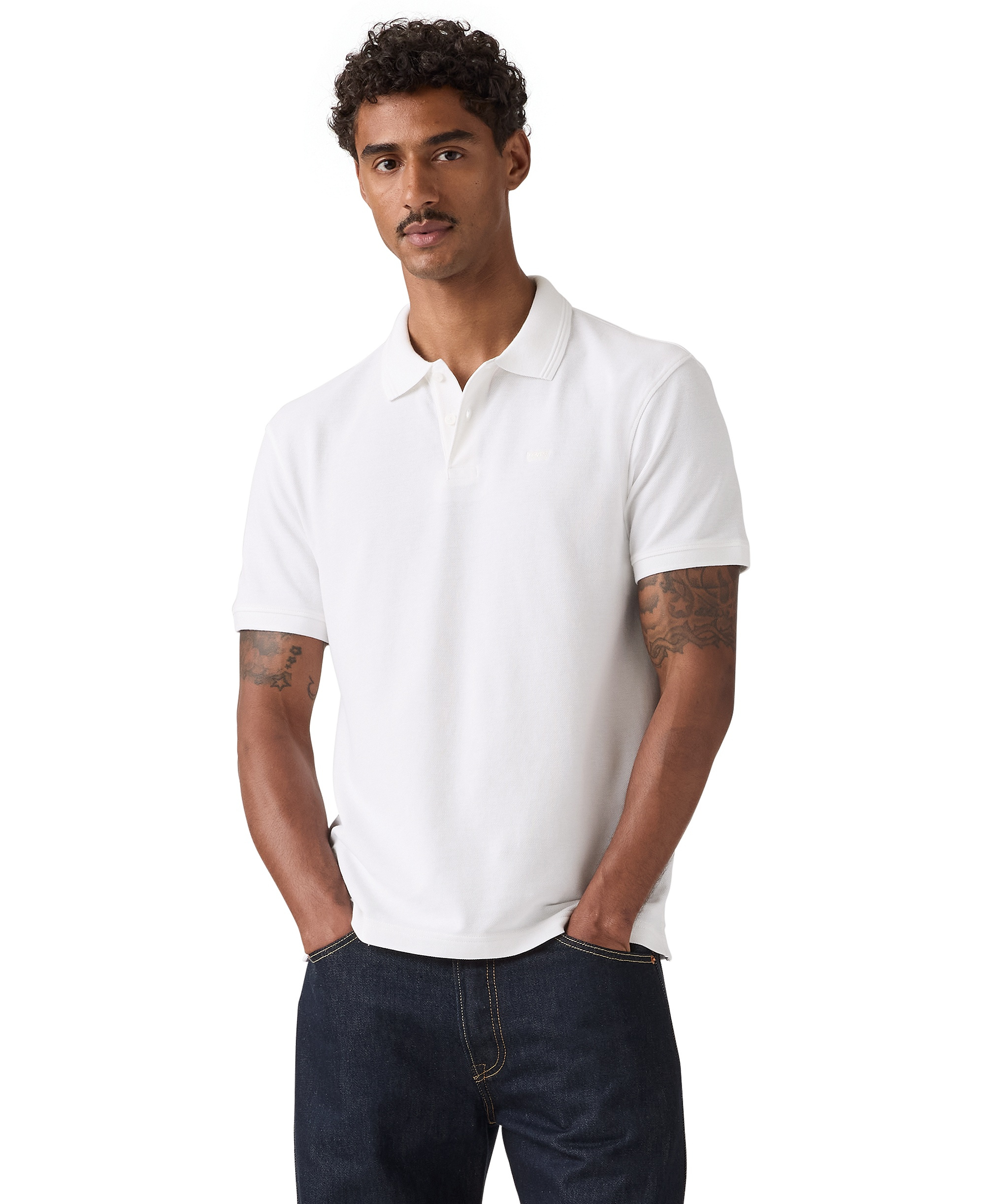 Levi's Men's Original Classic Polo Shirt - White