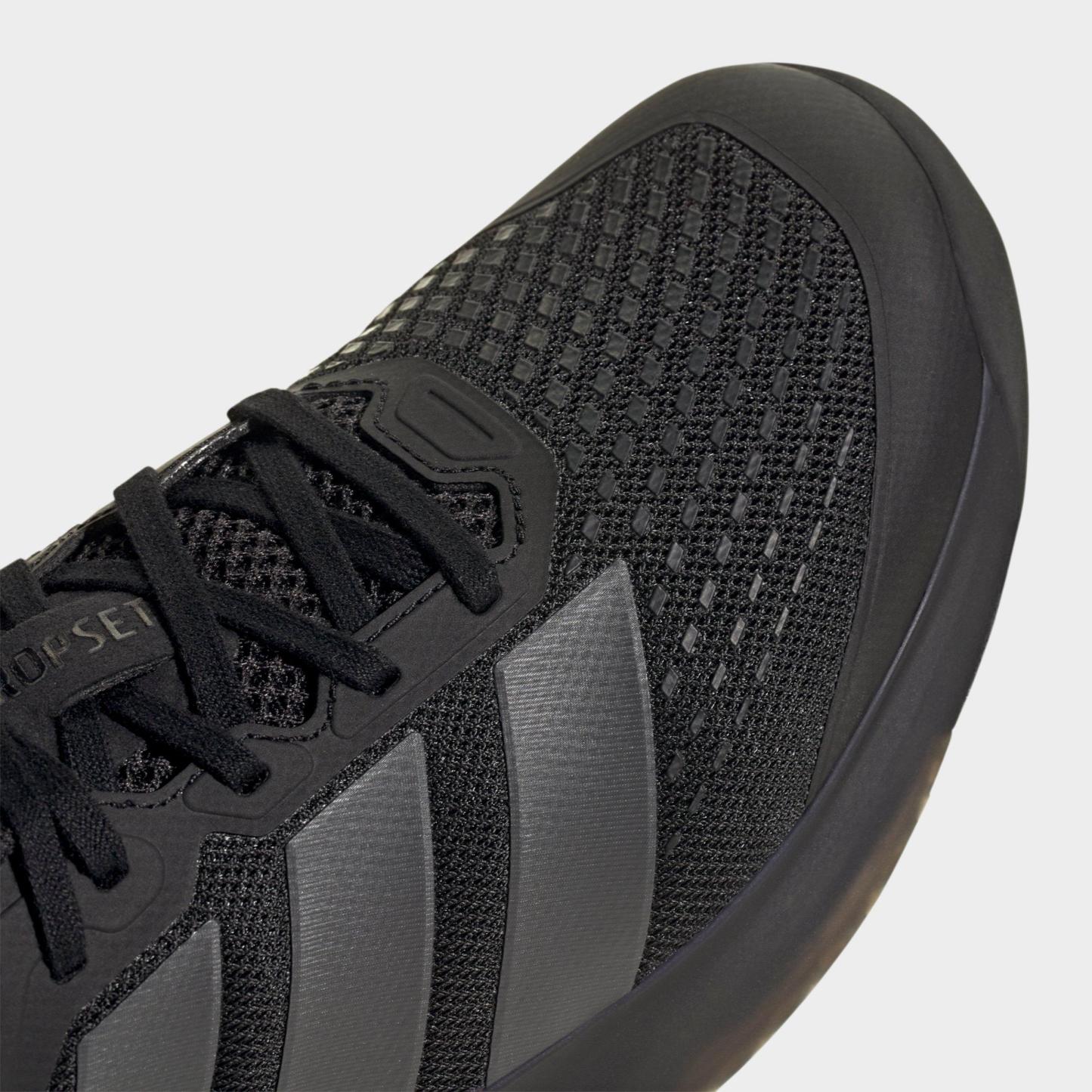 Men's adidas Dropset 4 Training Shoes - Core Black/Grey/Core Black - Detail shot