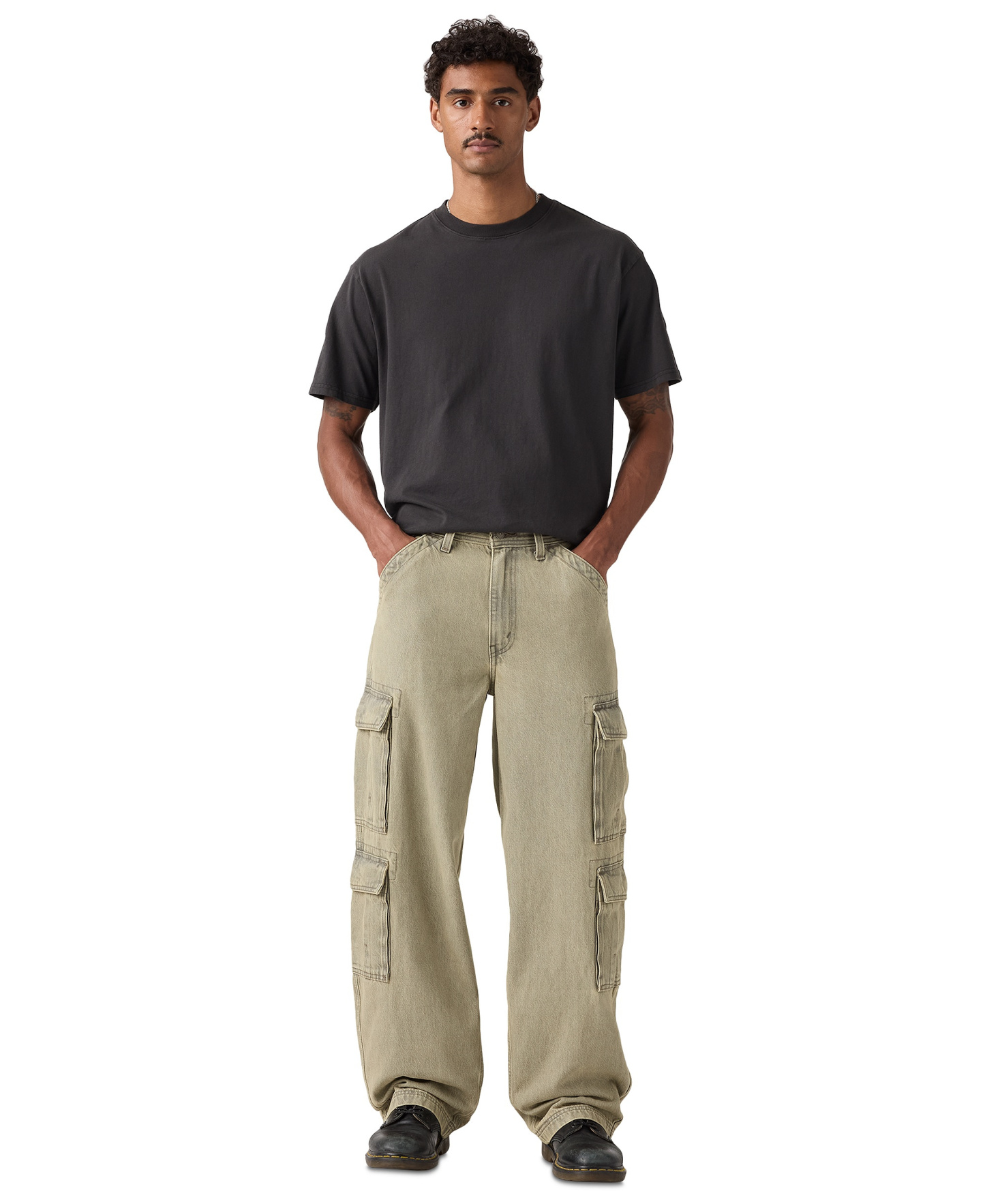 Levi's Men's 578™ Baggy Cargo Jeans - Steel Clouds
