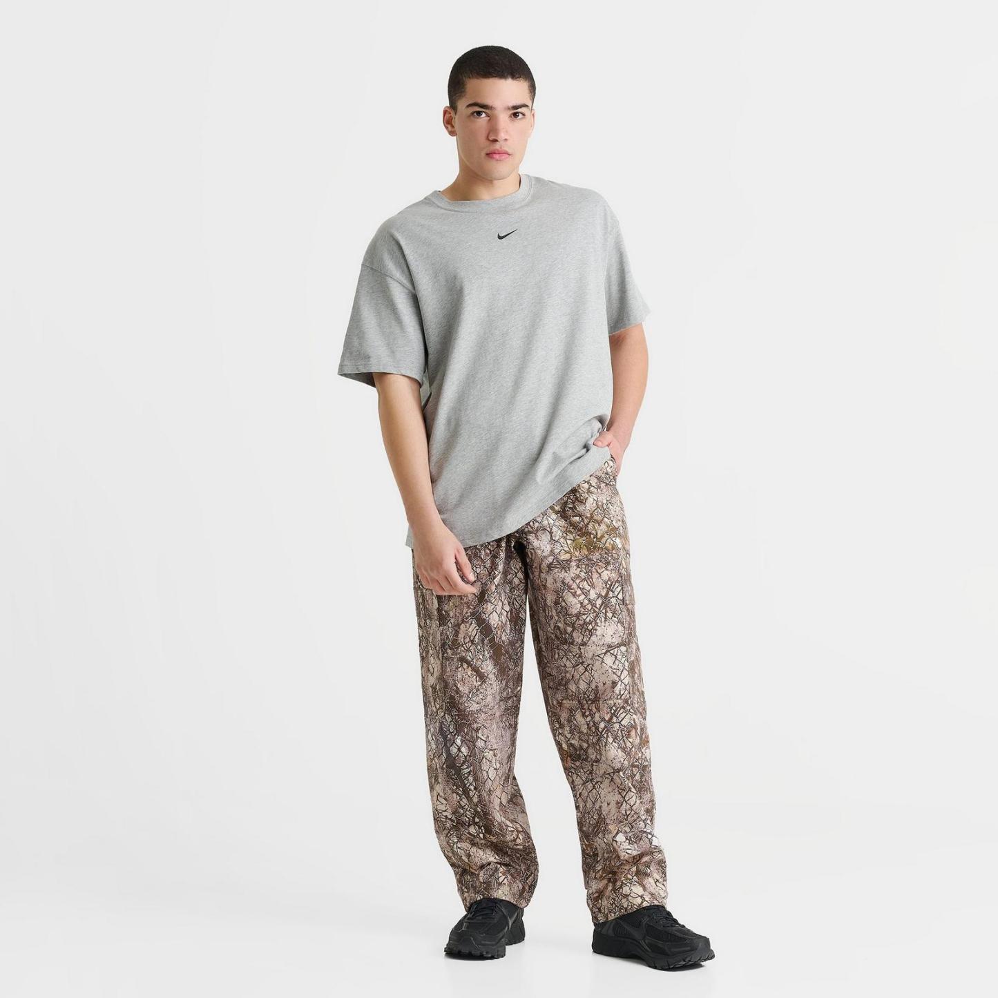 Men's Nike Club Chain Camo Woven Cargo Pants - Khaki/Velvet Brown