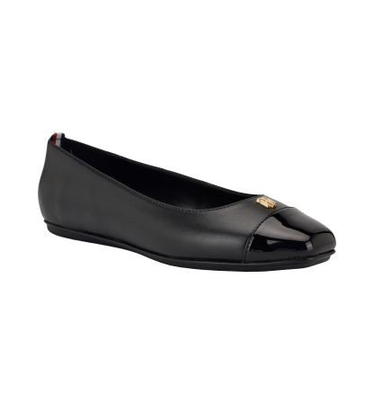 Tommy Hilfiger Women's Bekim Cap Toe Ballet Flats - Black