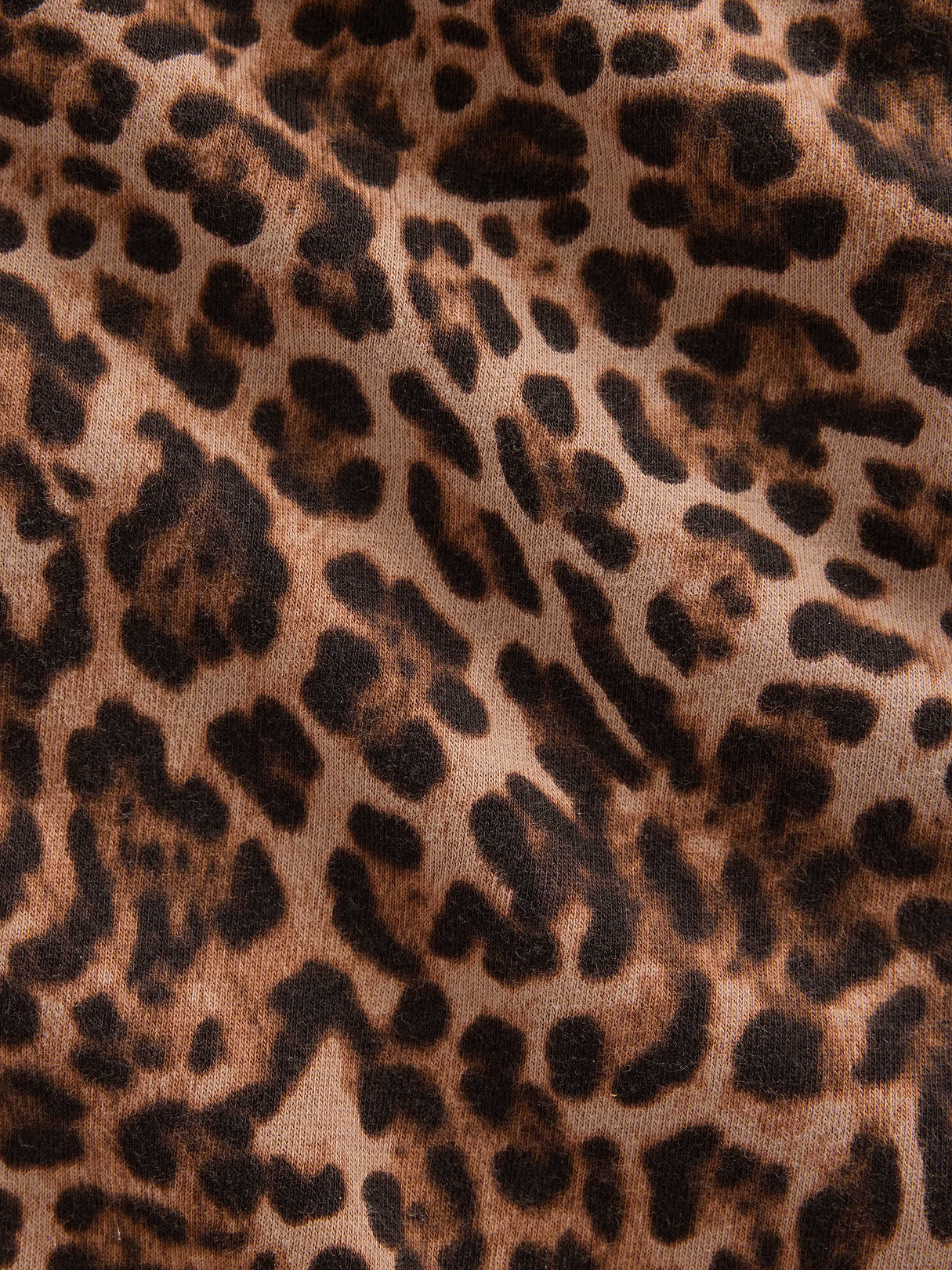 VintageSoft Baggy Sweatpants - Brown leopard