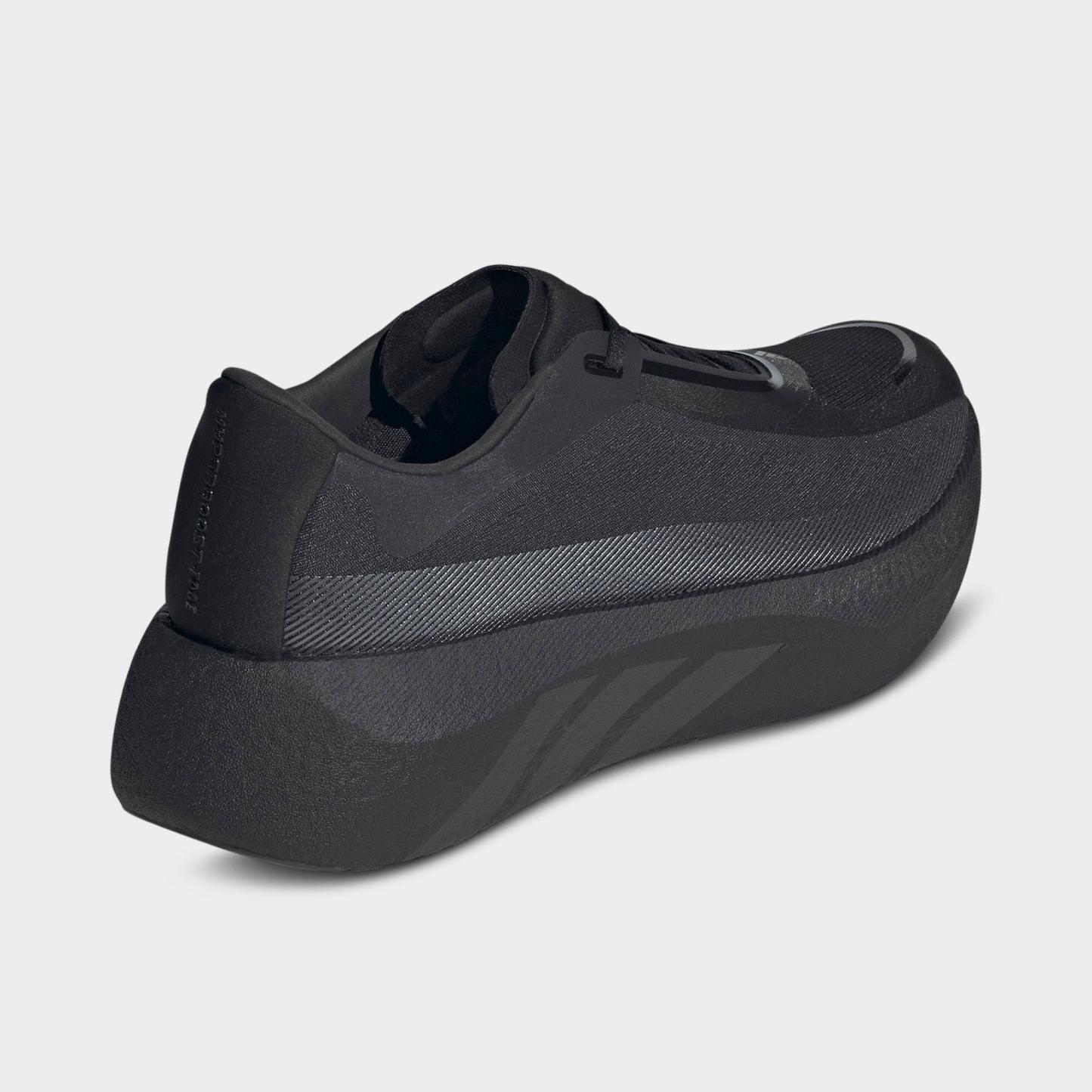 Men's adidas Hyperboost Edge Running Shoes - Part 1 - Core Black/Carbon/Carbon - Back view
