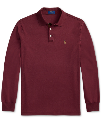 Polo Ralph Lauren Men's Classic-Fit Polo Shirt - Spring Wine Heather