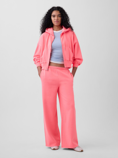 VintageSoft Baggy Sweatpants - Sassy pink