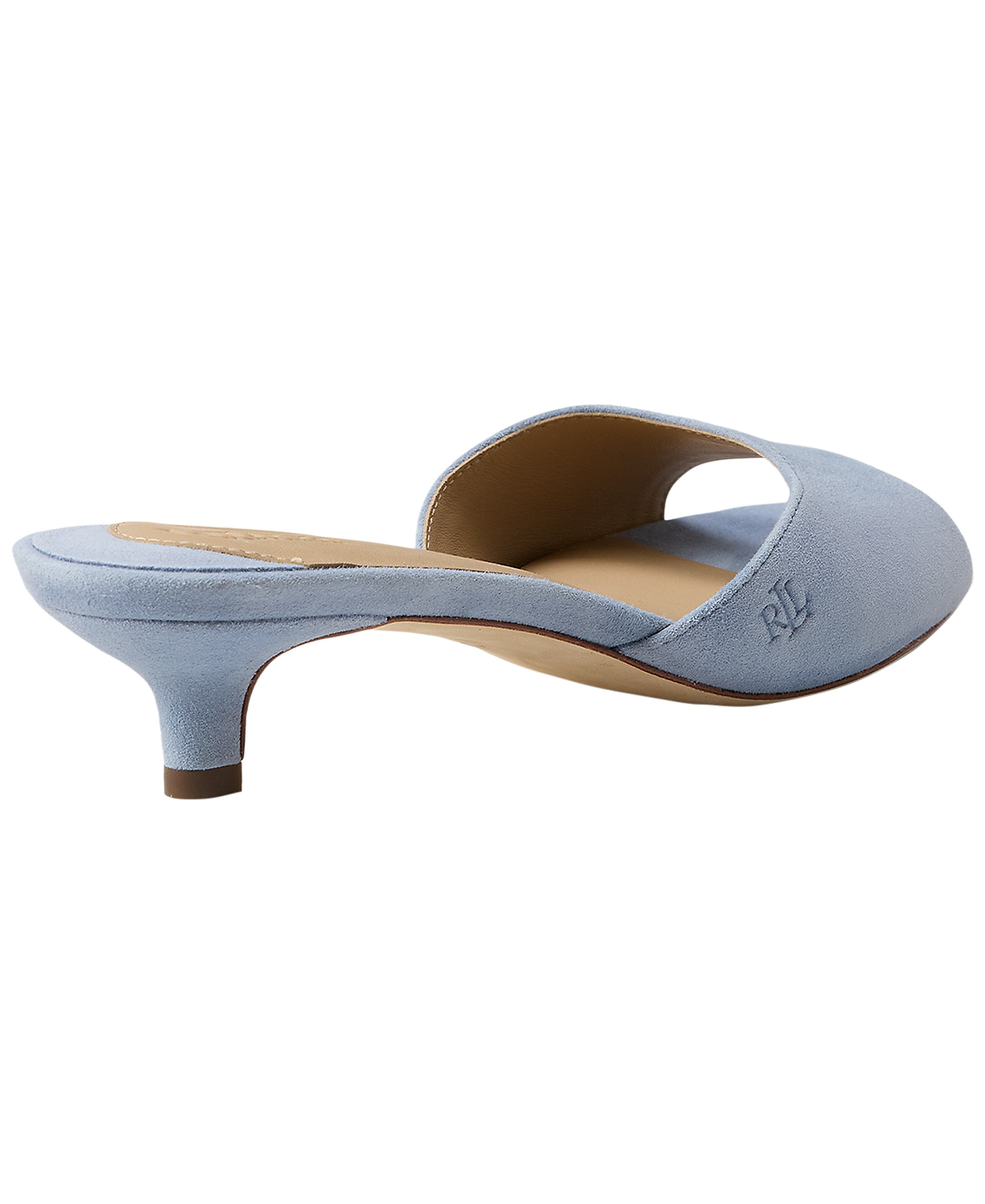 Lauren Ralph Lauren Women's Francesca Round Toe Sandals - Dust Blue Suede