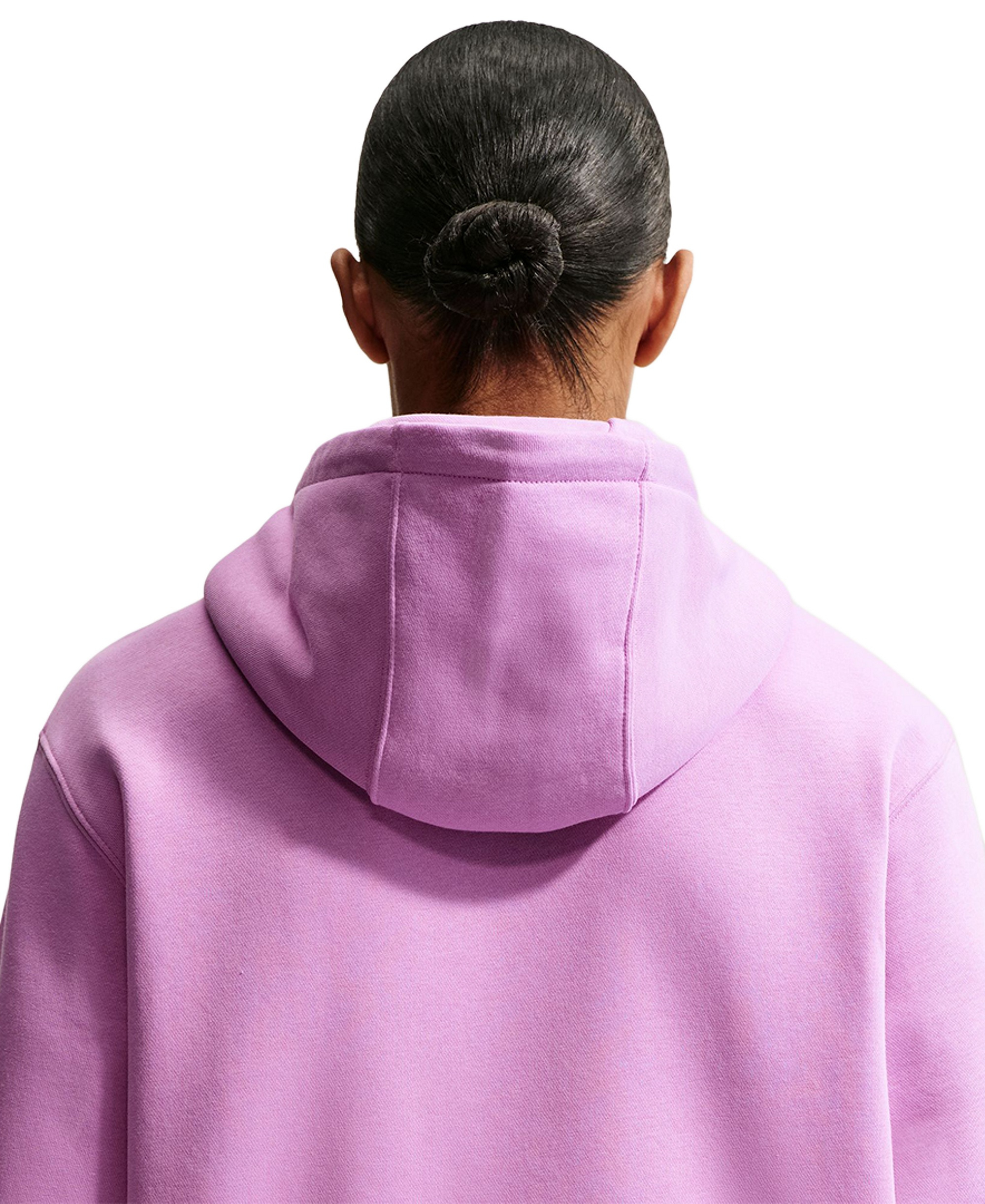 Nike Men's Club Pullover Fleece Hoodie Logo - Light Magenta/Magenta/Midnight Navy