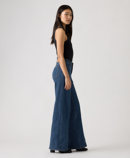 Levi's Women's 318 Seamed Wide-Leg Jeans - Is It Denim