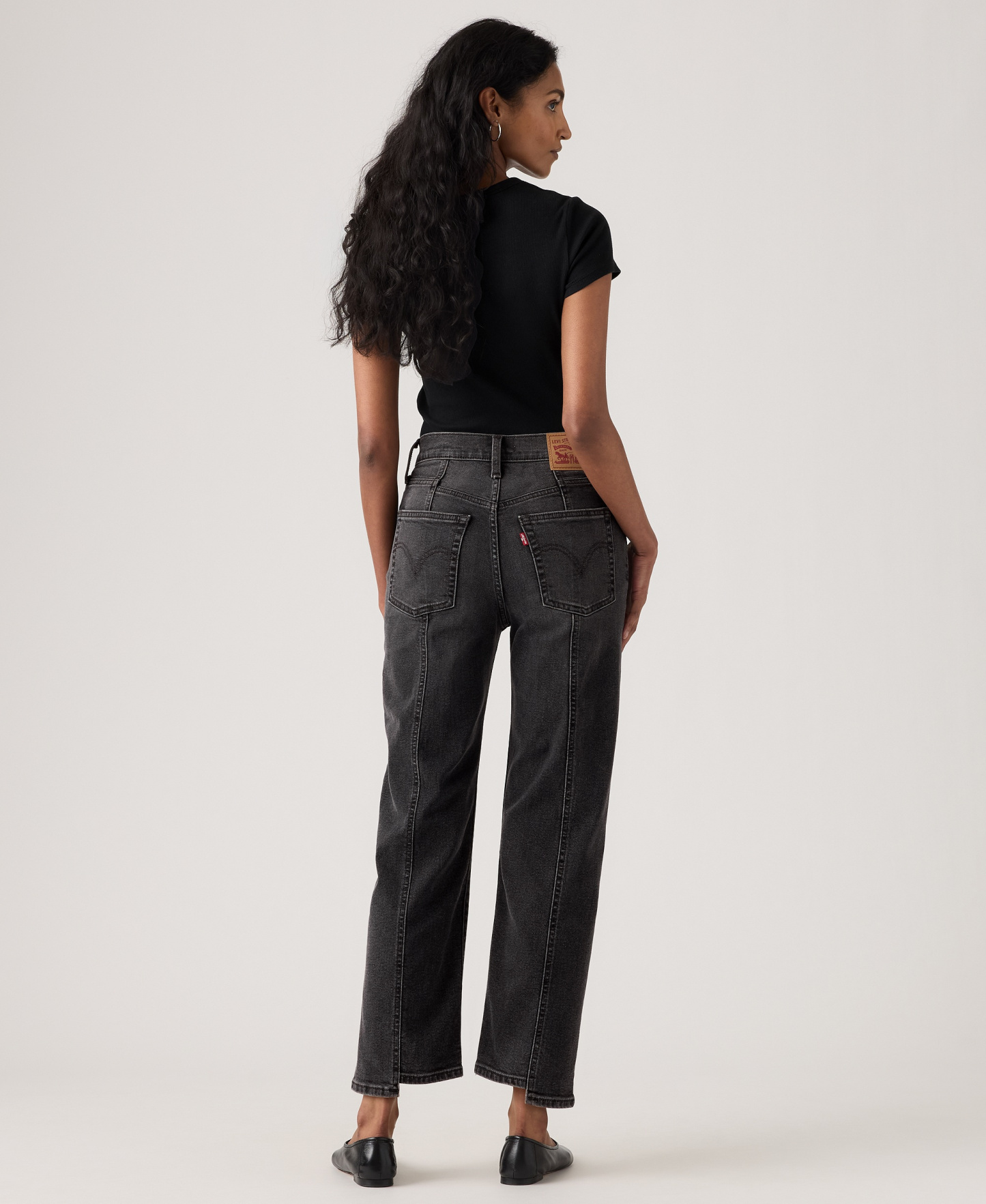 Levi's Women's Ribcage Seamed High-Rise Straight Ankle Jeans - Cut And Dry No Dest.