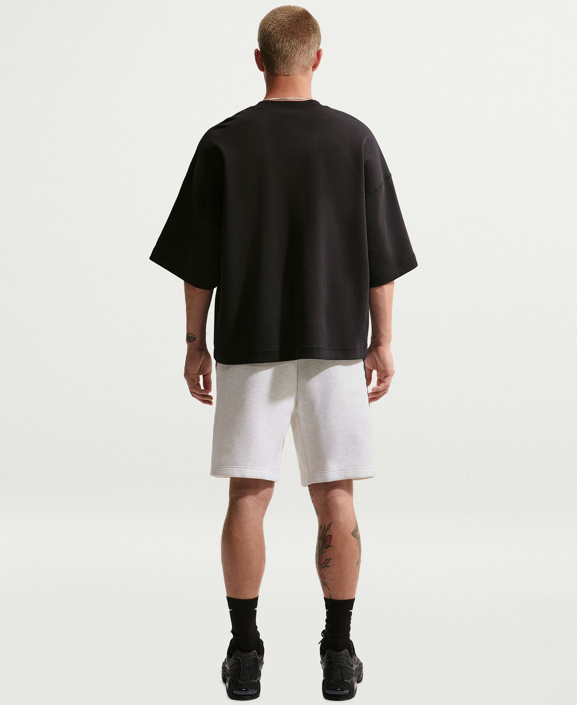 Nike Men's Tech Fleece Standard-Fit Shorts - Birch Heather Gray