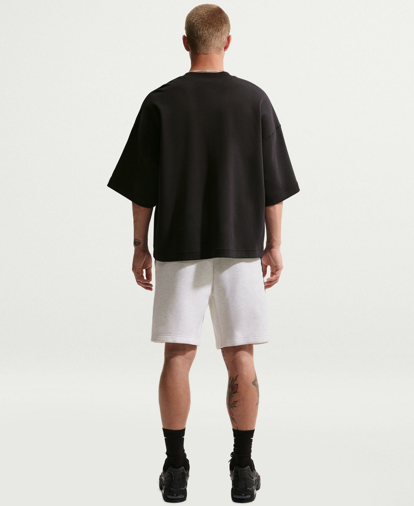 Nike Men's Tech Fleece Standard-Fit Shorts - Birch Heather Gray