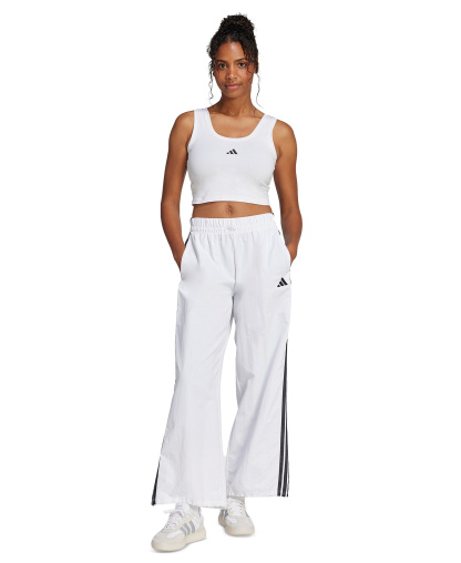 adidas Women's Essentials Small Logo Cotton Tank Top - White/Black