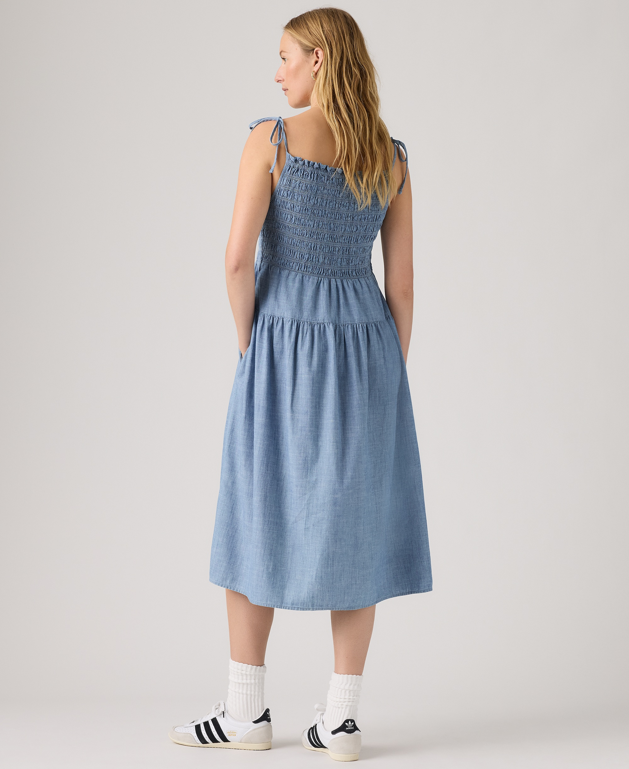 Levi's Premium Women's Monaco Square Neck Sundress - Breezy Blues