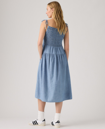 Levi's Premium Women's Monaco Square Neck Sundress - Breezy Blues