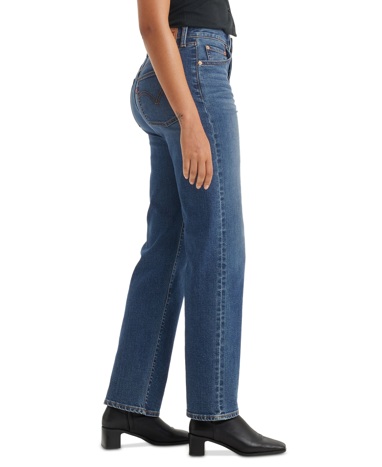 Levi's Women's Ribcage High-Rise Straight-Leg Jeans - The Last Straw