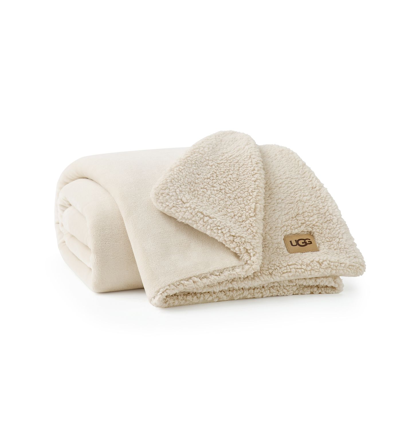 UGG® Avery Reversible Throw, 50" x 70" - Birch