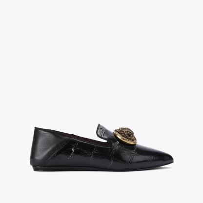 Kurt Geiger London Chelsea Point Slip On Flat - Black