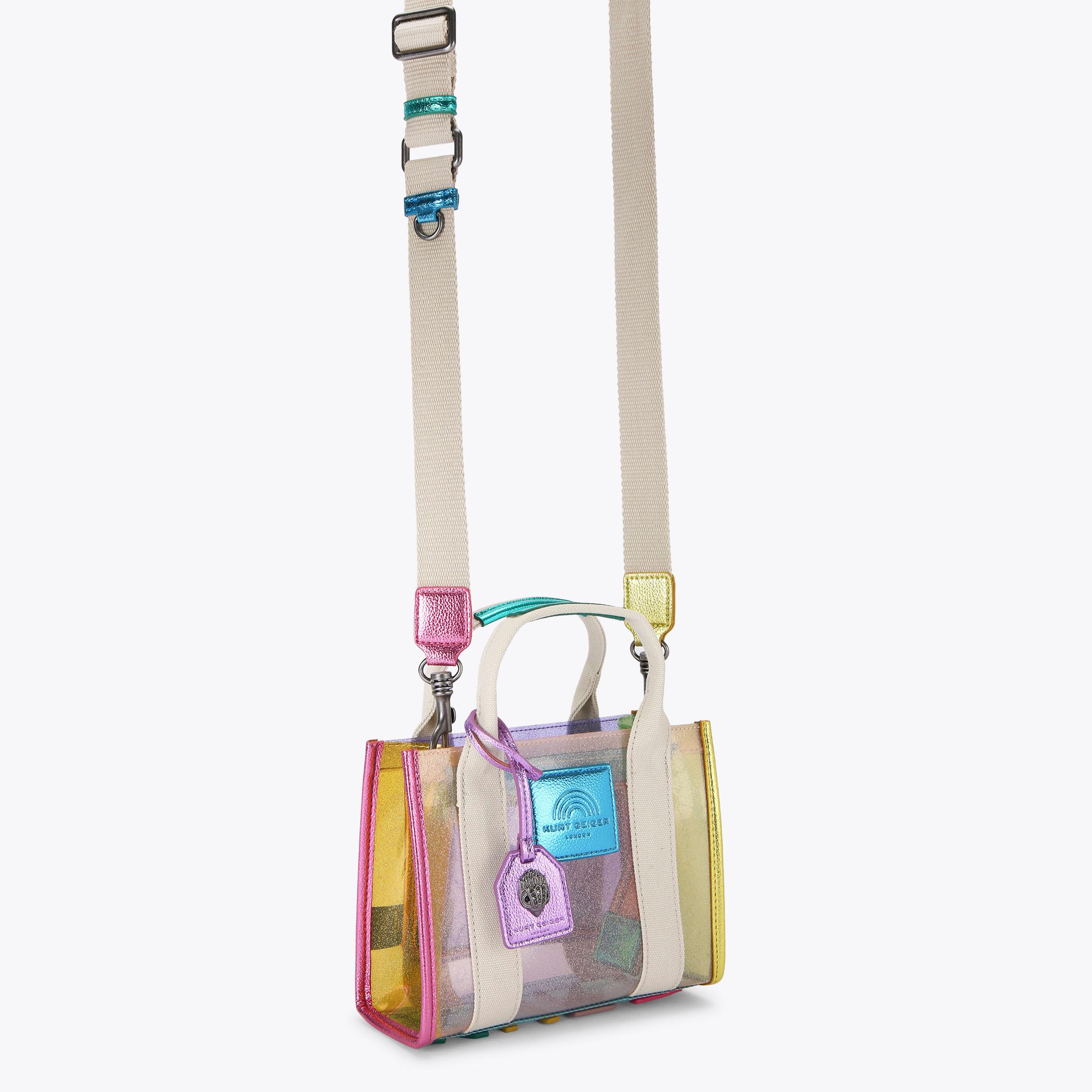 Kurt Geiger London Extra Small Vinyl Southbank Tote Bag - Multi Colored - view 4