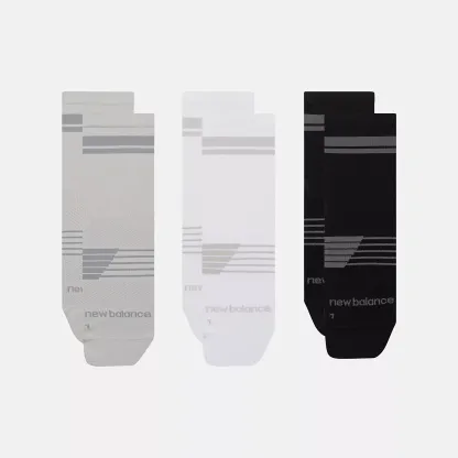 New Balance Pro Running QTR Socks 3 Pack, LAS35104AS1