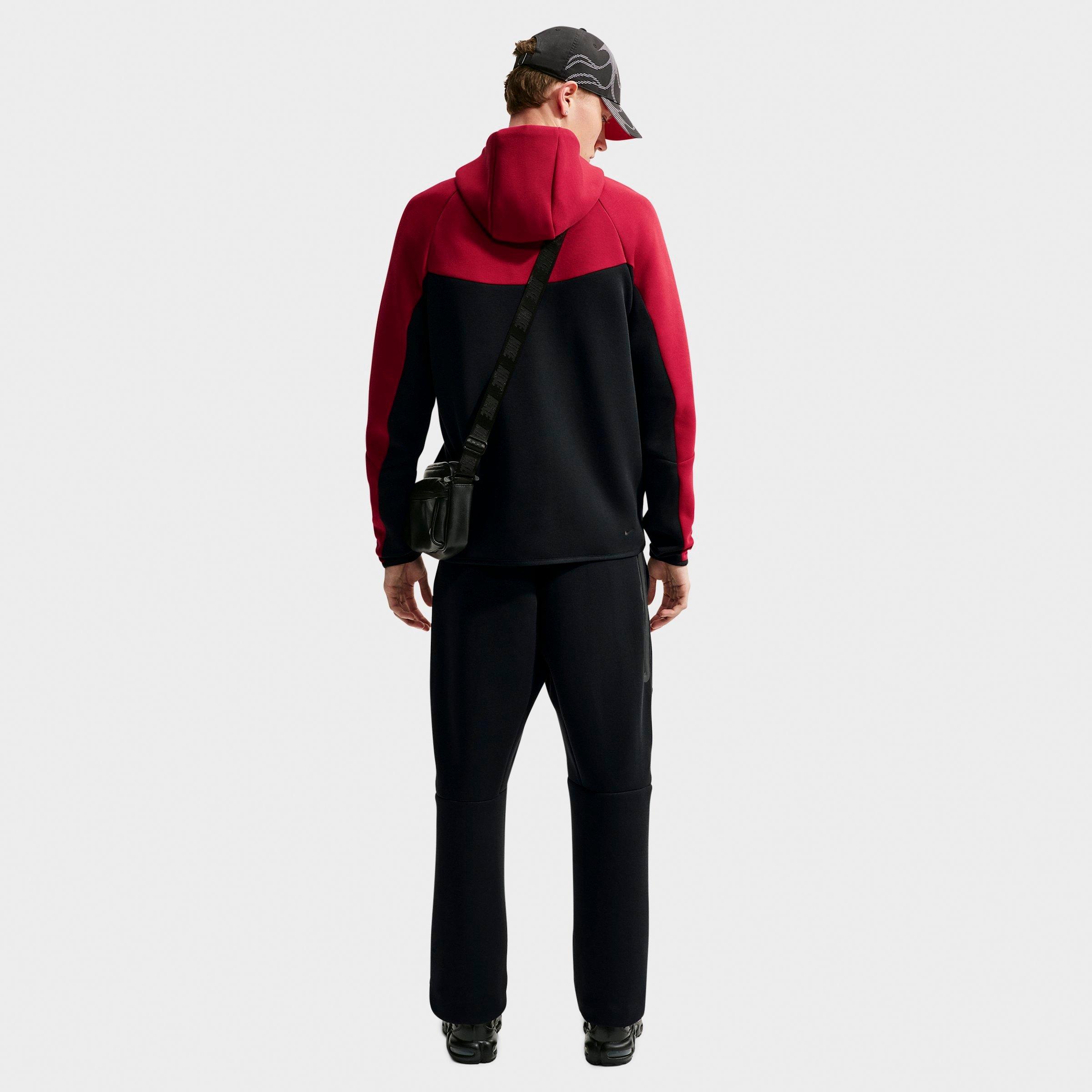 Men's Nithtke Tech Fleece Windrunner Full-Zip Hoodie - Part 1 - Tough Red/Black/Black