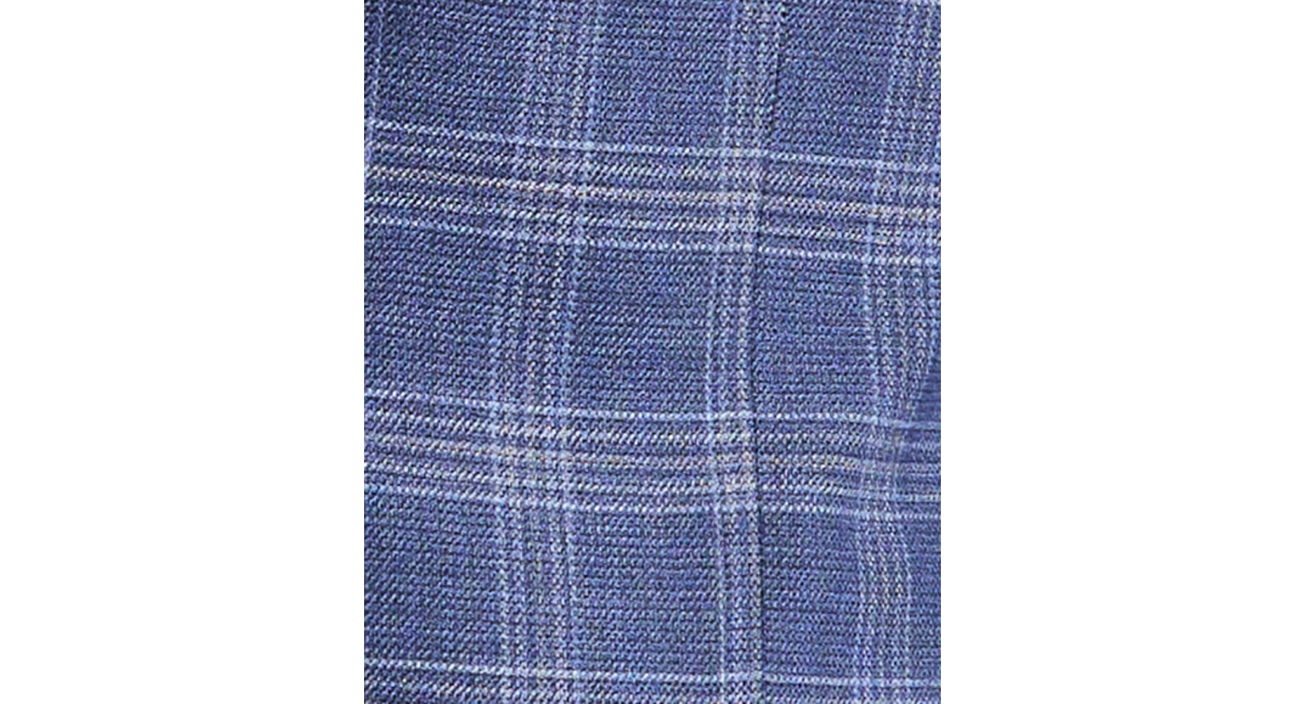 Tommy Hilfiger Men's Modern-Fit Patterned Blazer - Dark Blue Plaid