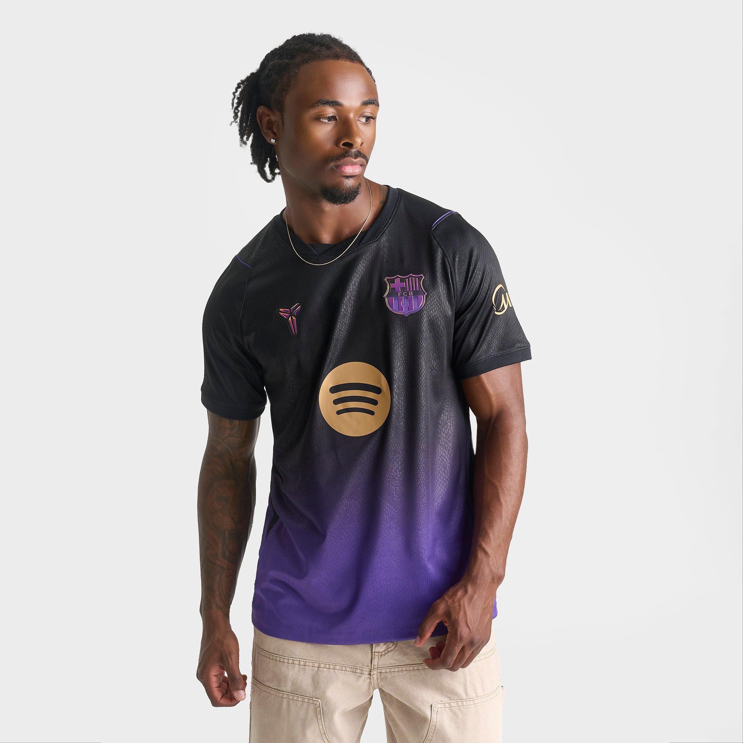 Men's Nithtke F.C. Barcelona 2026-27 Stadium Away Kobe Dri-FIT Replica Soccer Jersey - Field Purple/Field Purple/Metallic Gold