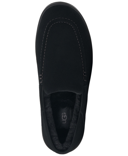 UGG® Men's Shep Suede Round-Toe Loafers - Black