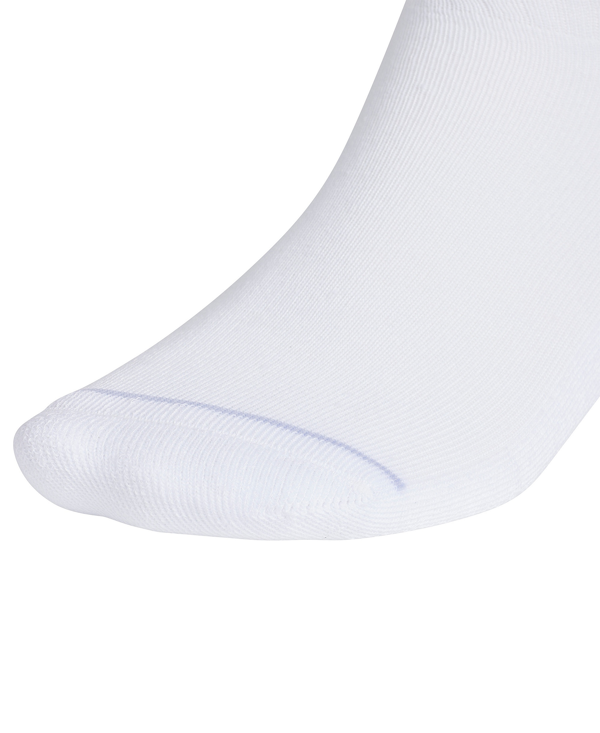 adidas Women's Cushioned 3-Stripe 4.0 High Quarter Socks, 3-Pack - White/clear Onix Grey/violet Tone Purple