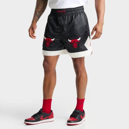 Men's Jordan Flight Muay Thai Woven Shorts - Black/Sail/University Red - view 1