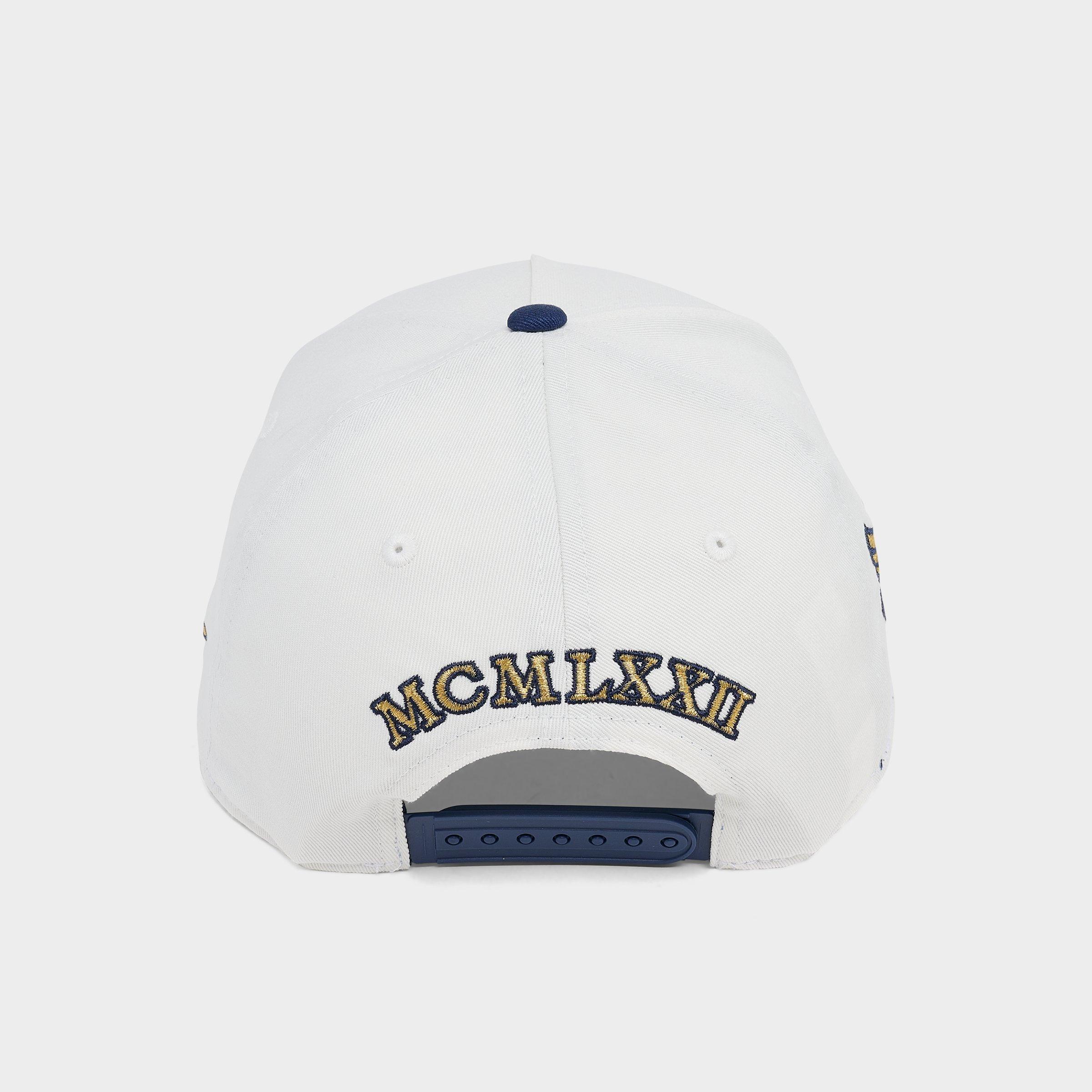Nithtke Rise Structured A-Frame Snapback Hat - Sail/Midnight Navy/Team Crimson
