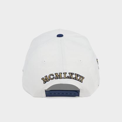 Nithtke Rise Structured A-Frame Snapback Hat - Sail/Midnight Navy/Team Crimson