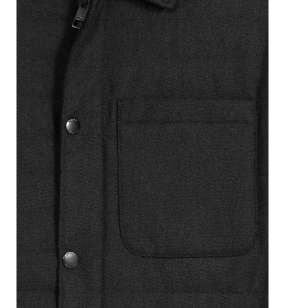 Tommy Hilfiger Men's Quilted Shirt Jacket - Black