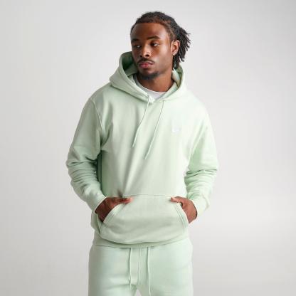Men's Nithtke Club Fleece Premium Embroidered Pullover Hoodie - Part 2 - Jade Aura/Jade Aura/White