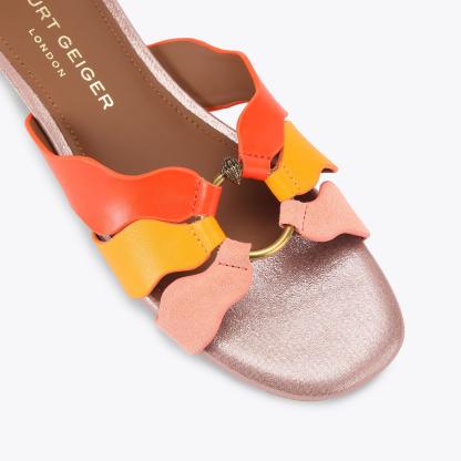 Kurt Geiger London Sun Wave Flat Sandal - Pink - view 5