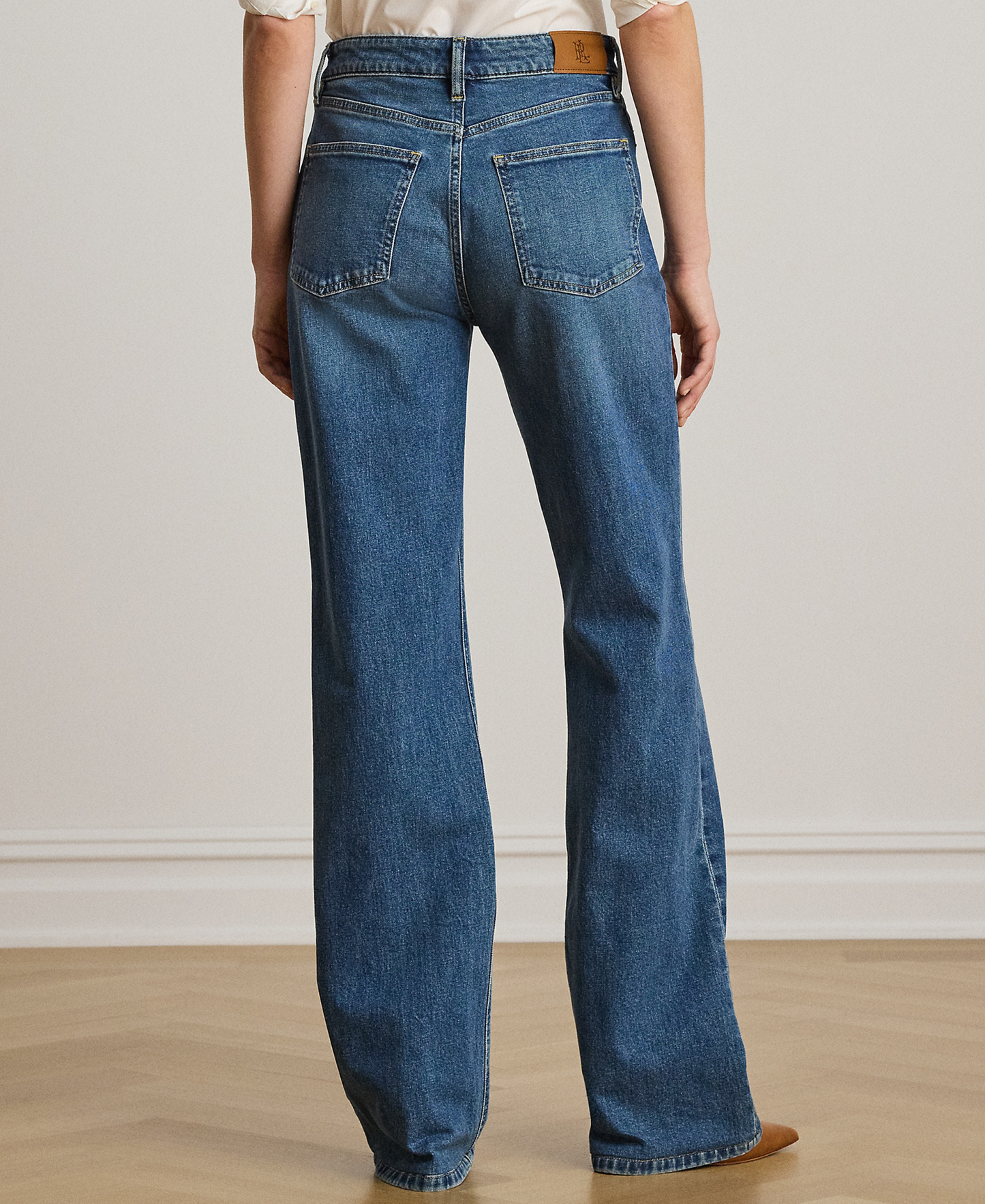 Lauren Ralph Lauren Women's High-Rise Straight Jeans - Atlantic Blue Wash