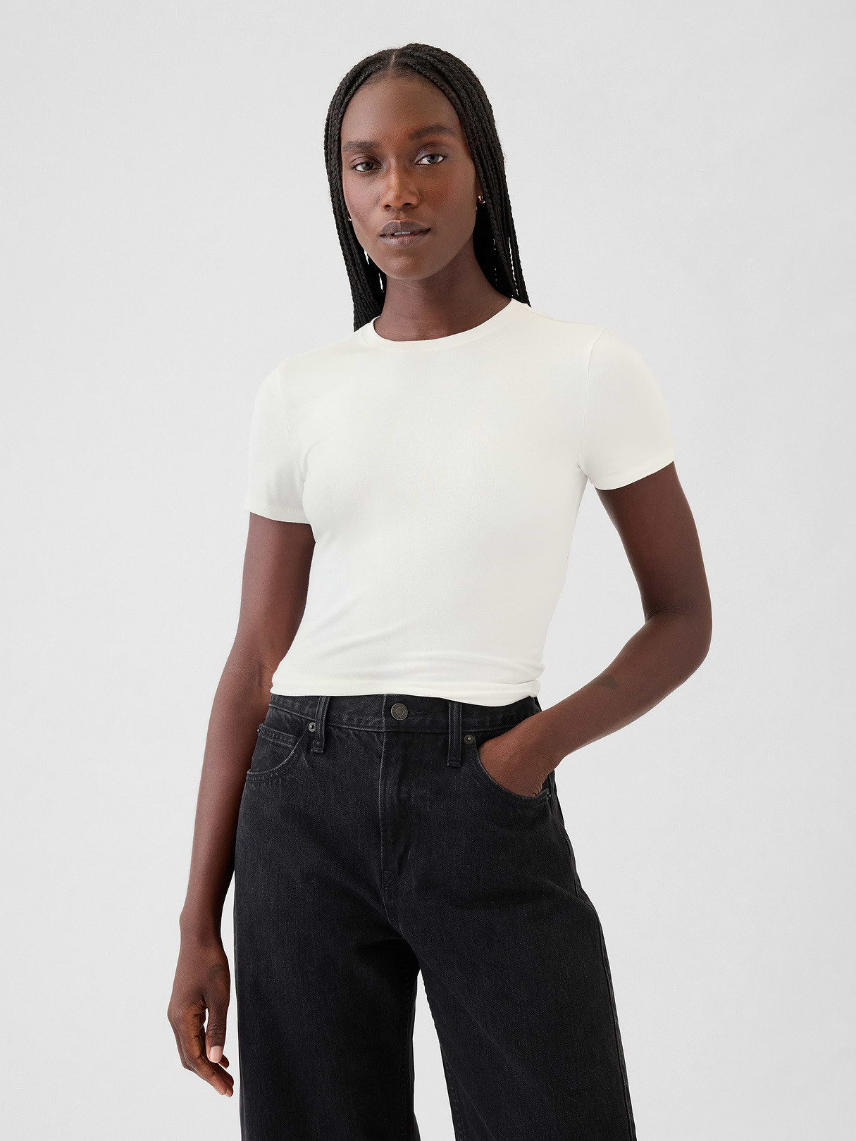 CloseKnit Jersey T-Shirt - New off white