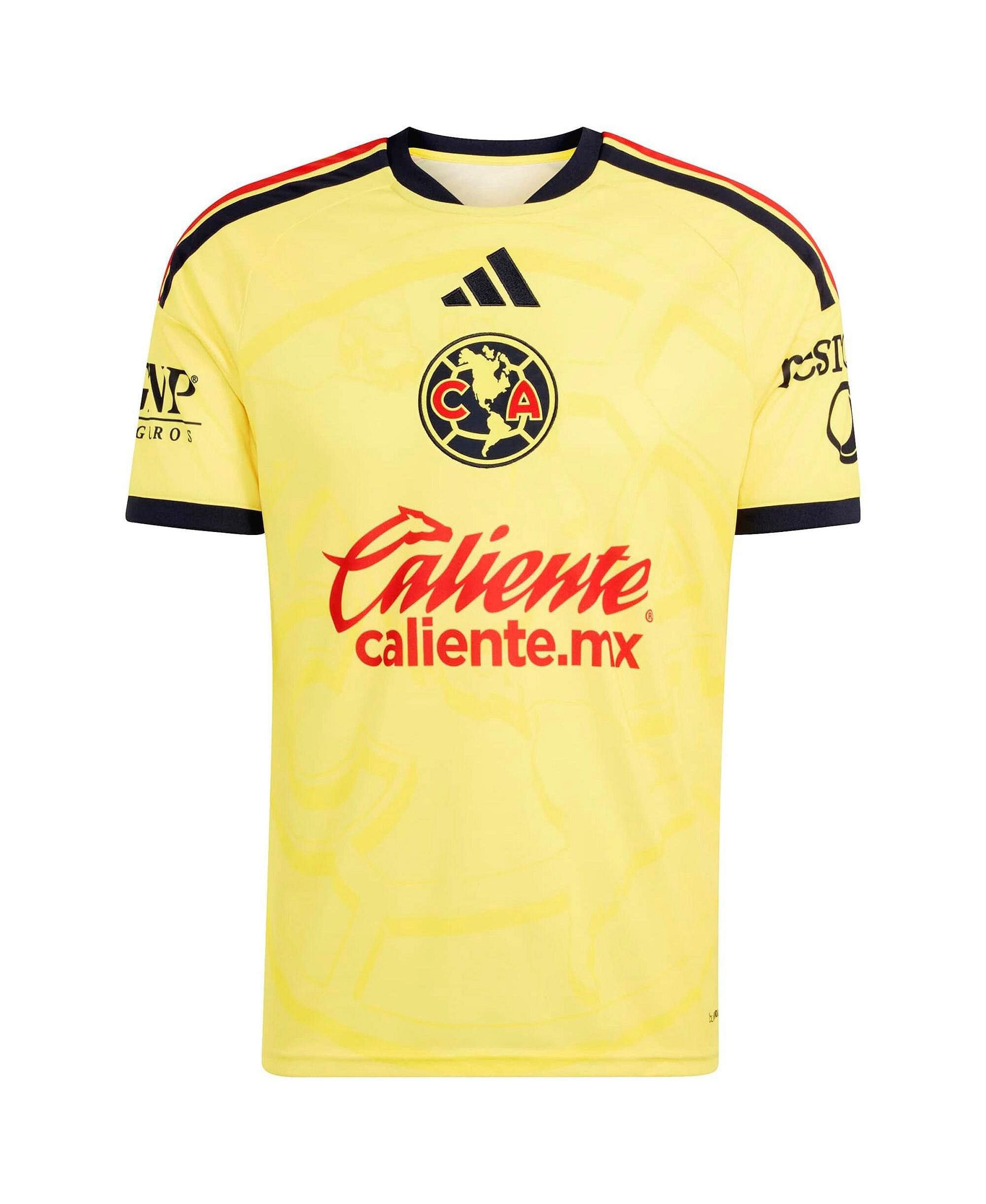 adidas Men's Yellow Club America 2026/27 Home Replica Jersey - Yellow