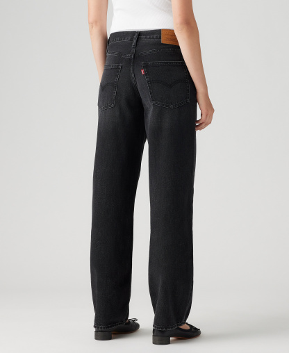 Levi's Premium Women's Mid-Rise Baggy Dad Jeans - Shrink Up