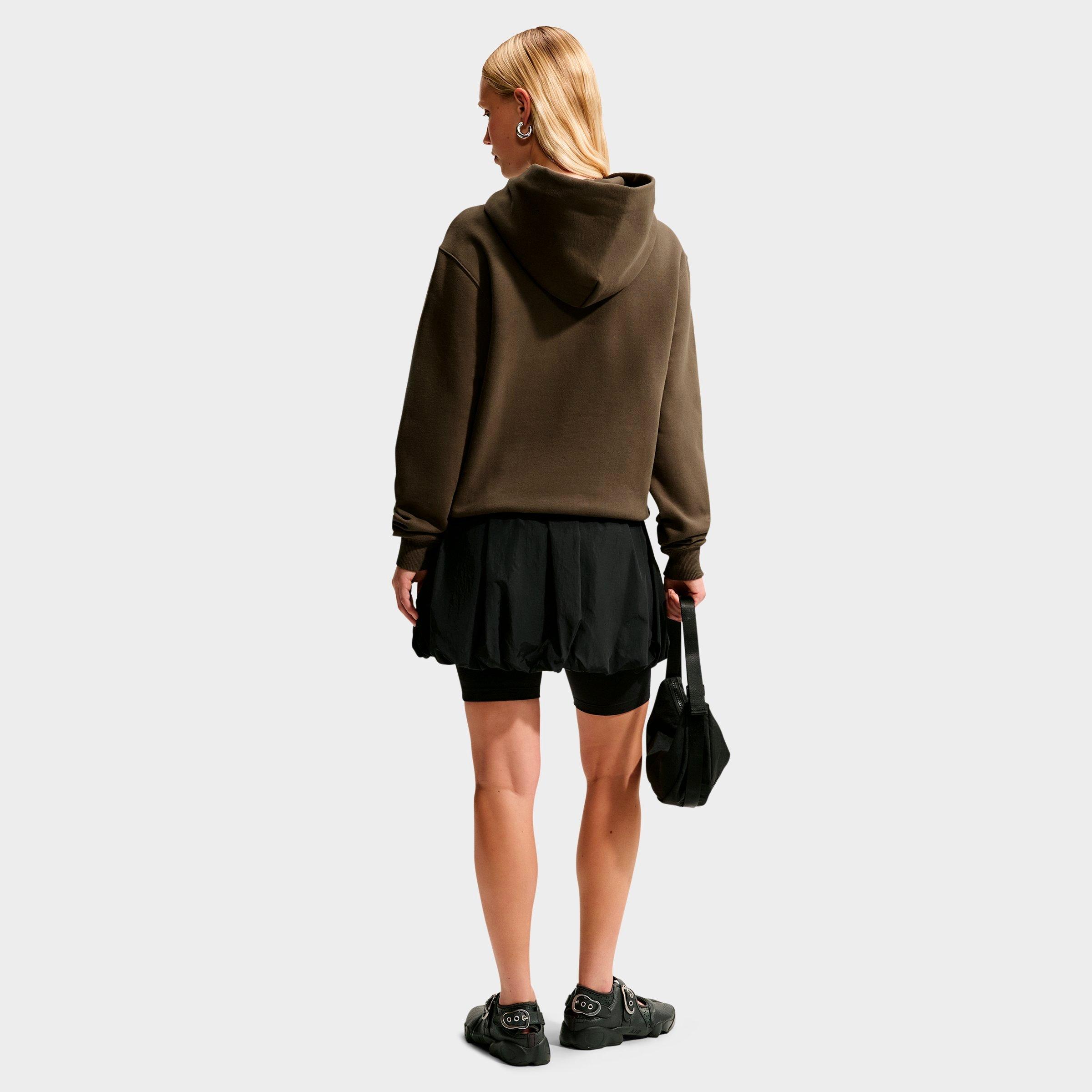 Women's Nithtke Studio Fleece Medium-Weight Pullover Hoodie - Dark Hazel/Sail