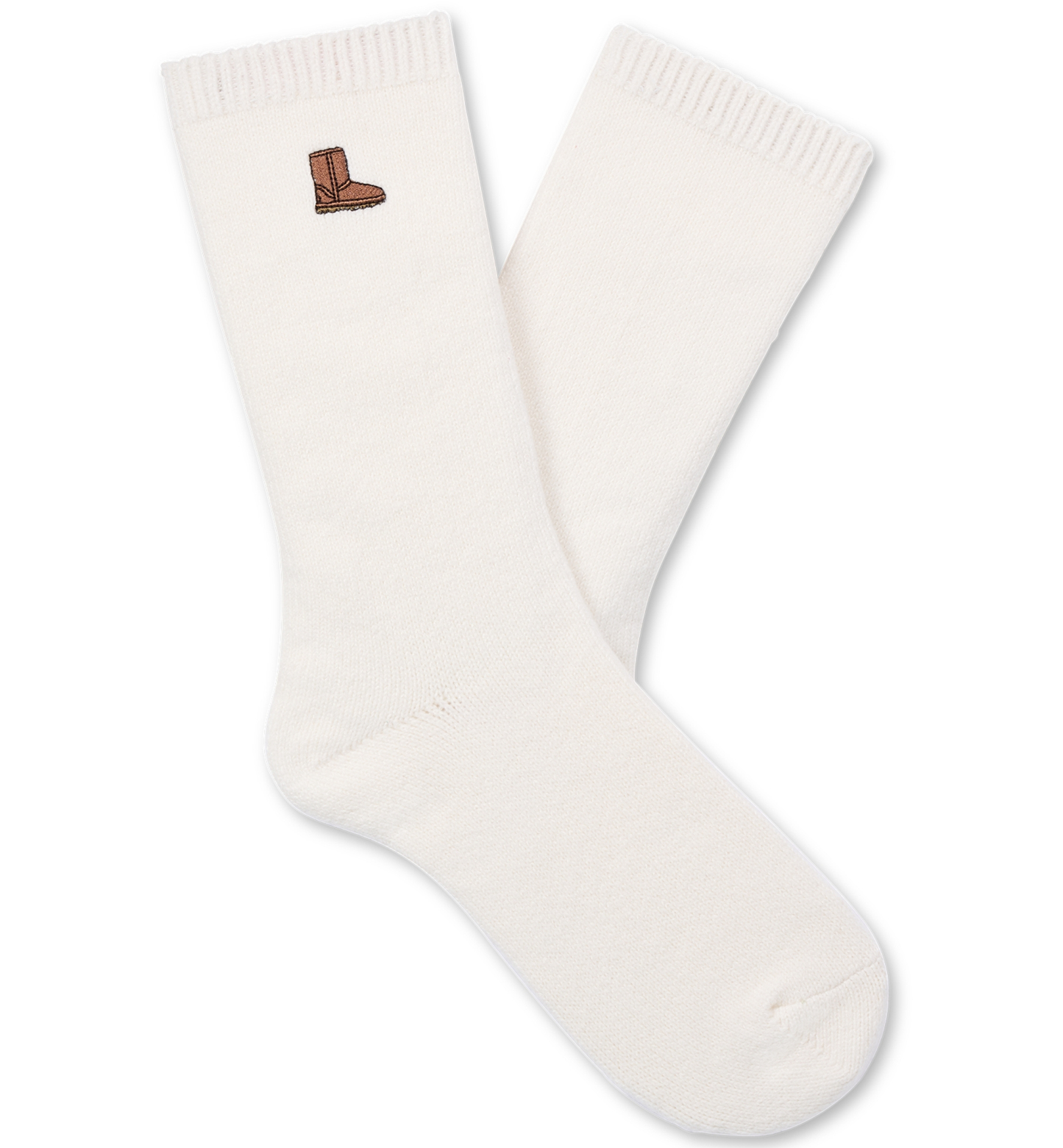 UGG® Women's Fuzzy Crew Socks, 3-Pair - Classic Boot / Plaid / Coffee Berry