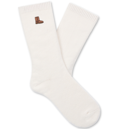 UGG® Women's Fuzzy Crew Socks, 3-Pair - Classic Boot / Plaid / Coffee Berry