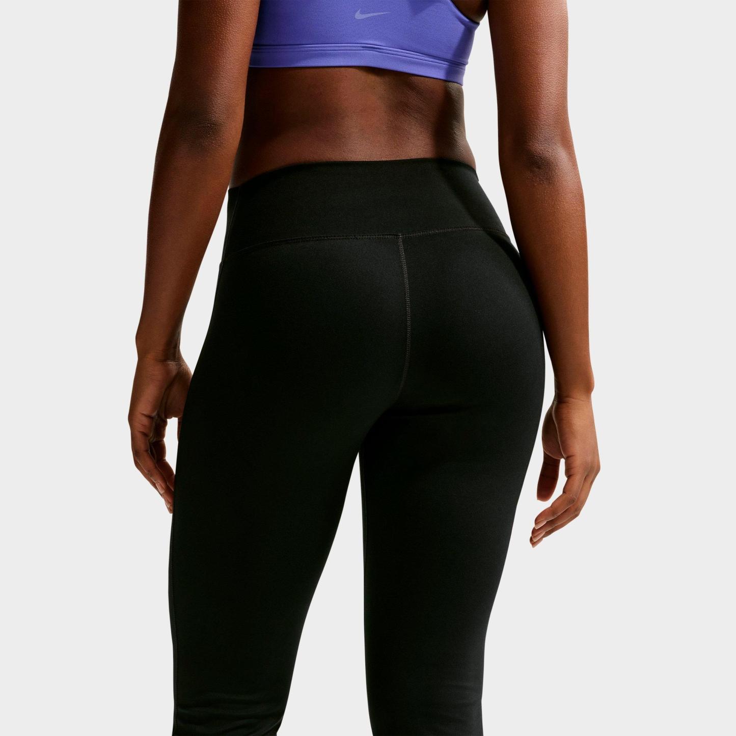 Women's Nithtke One High-Waisted Flared Leggings - Black/White