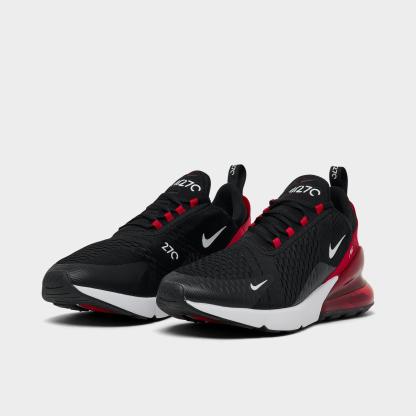 Men's Nithtke Air Max 270 Casual Shoes - Part 1 - Black/University Red/Anthracite/White - Both shoes facing left