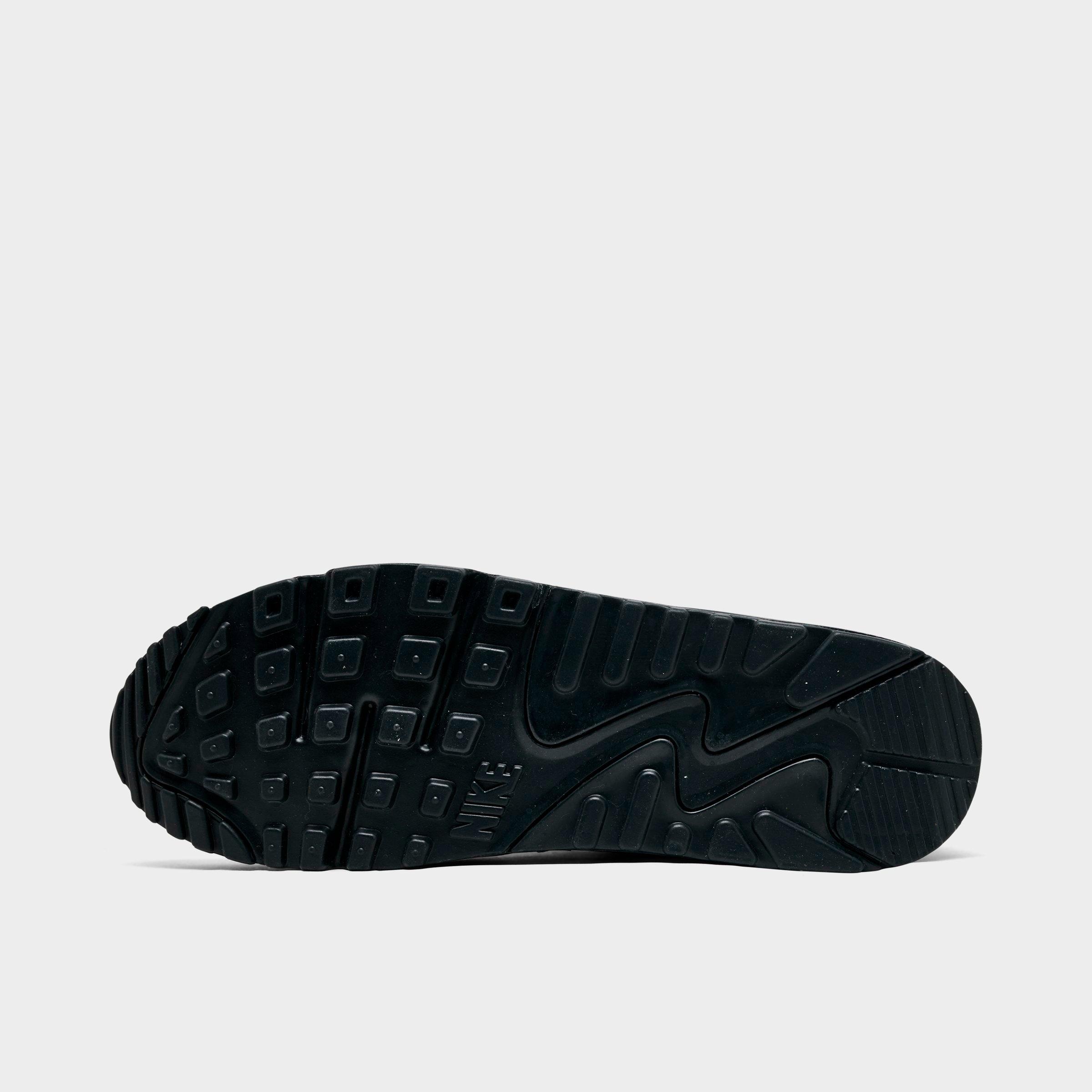 Men's Nithtke Air Max 90 Casual Shoes - Part 3 - Black/Buff Gold/Anthracite - Bottom view